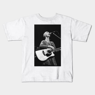 Sinead O'Connor BW Photograph Kids T-Shirt